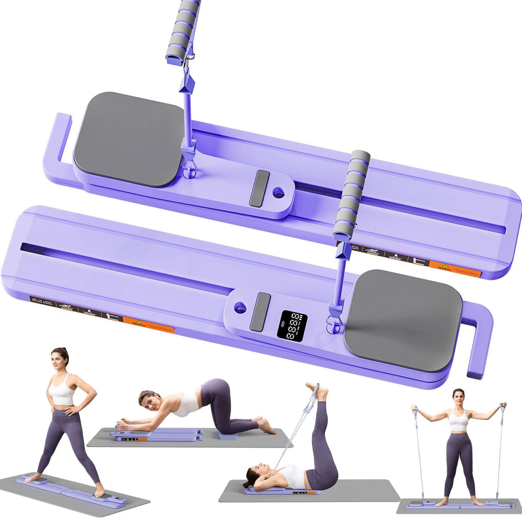Pedal Resistance Bands with Handles, Upgrade 6-Tubes Manual Tension Training Pedal, Natural Rubber Foot Pedal Resistance Bands, Multifunction Fitness Bands for Abdomen, Waist, Arm, Leg