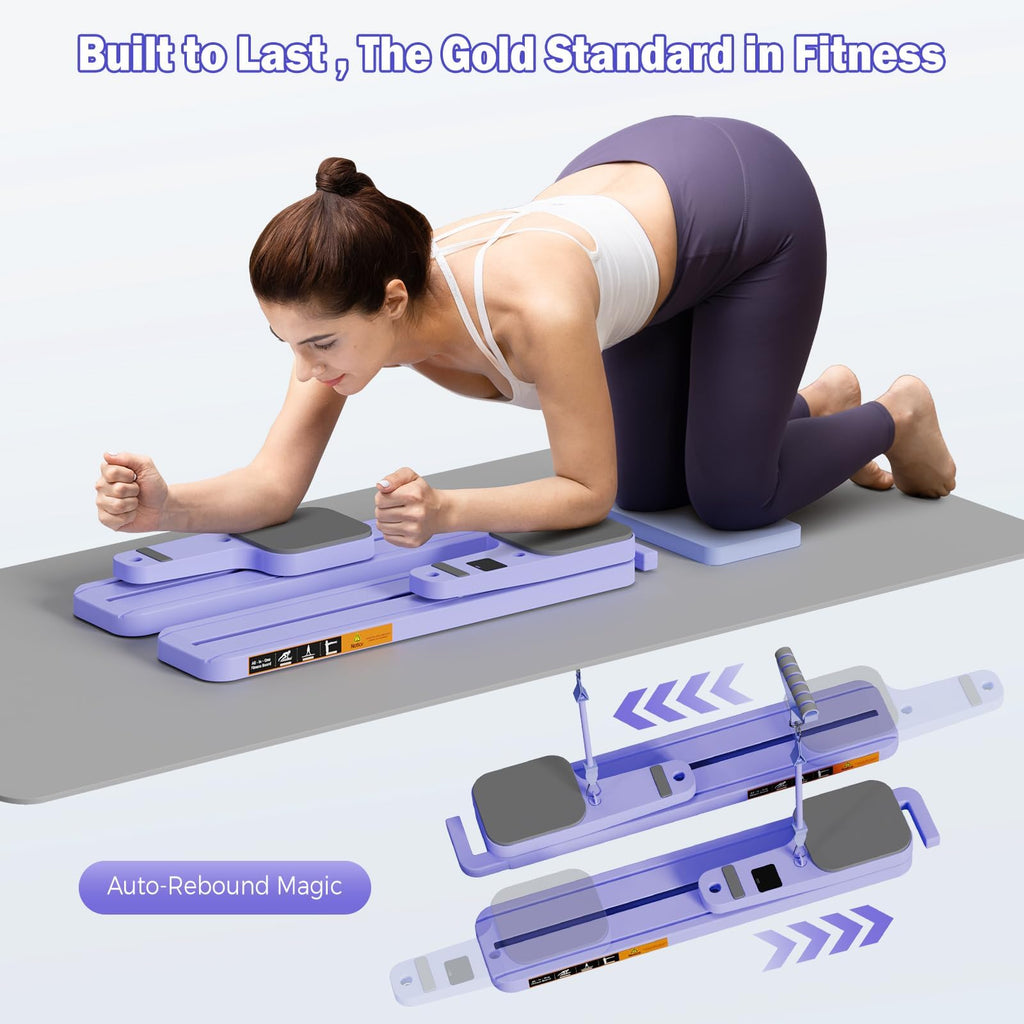 Pedal Resistance Bands with Handles, Upgrade 6-Tubes Manual Tension Training Pedal, Natural Rubber Foot Pedal Resistance Bands, Multifunction Fitness Bands for Abdomen, Waist, Arm, Leg